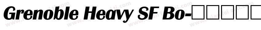 Grenoble Heavy SF Bo字体转换